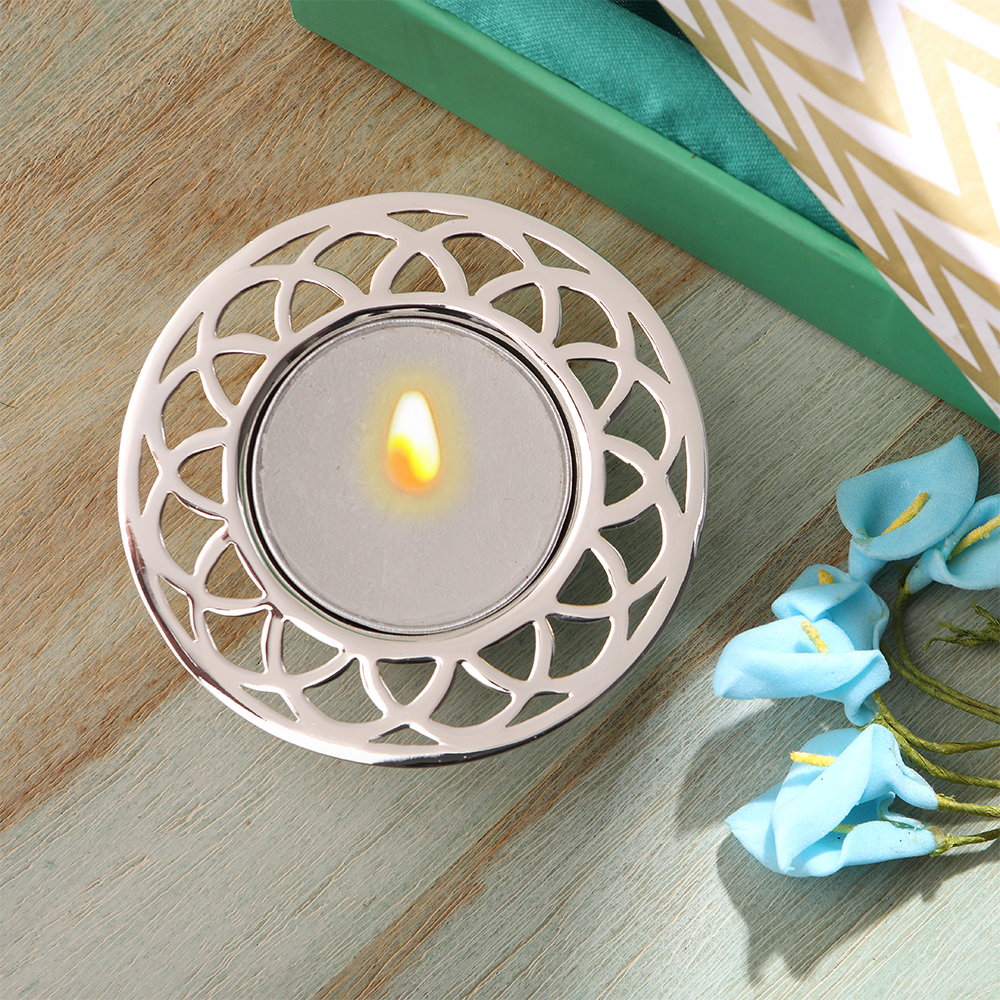 Silver Plated Tealight Holder