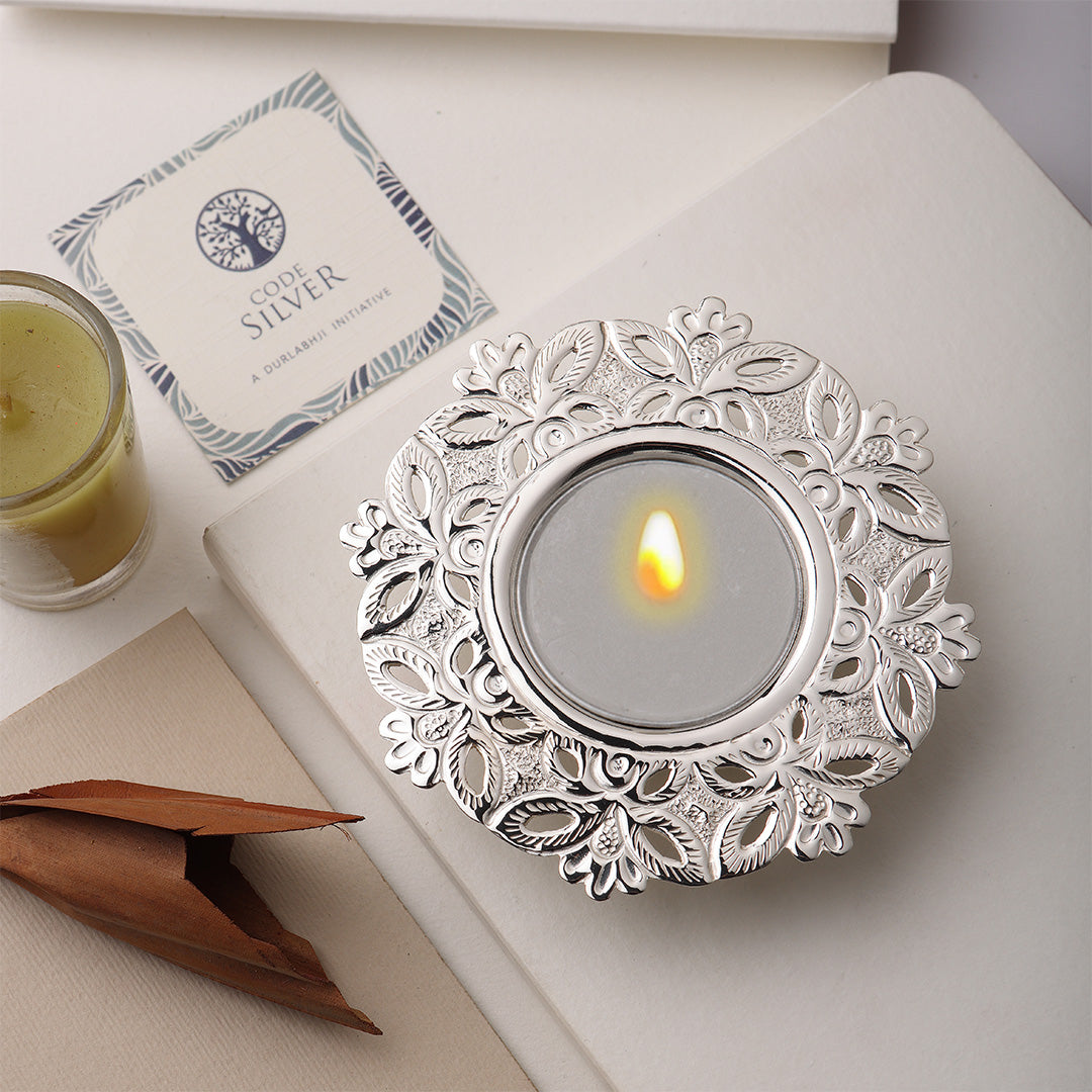 RANGOLI TEA LIGHT HOLDER
