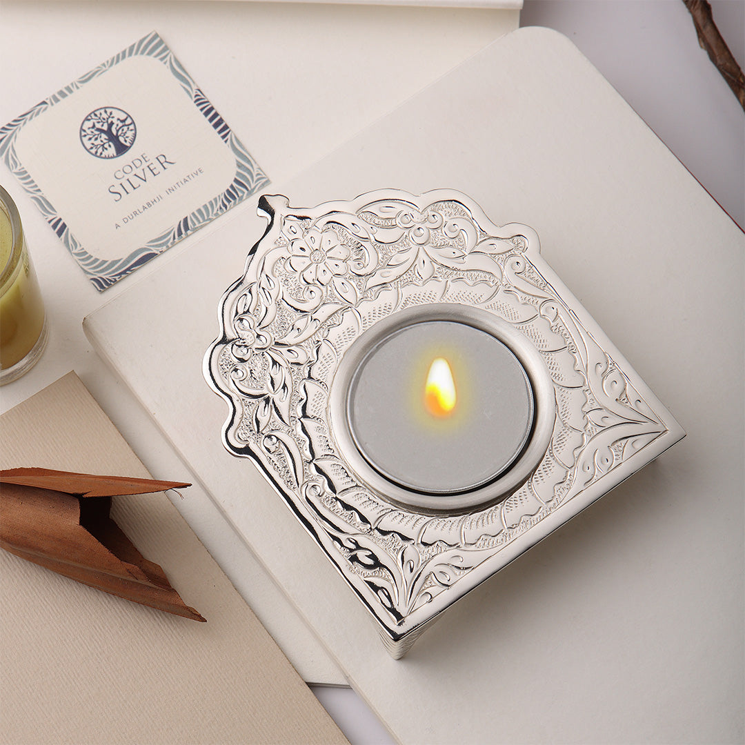 Jharokha Tea Light Holder
