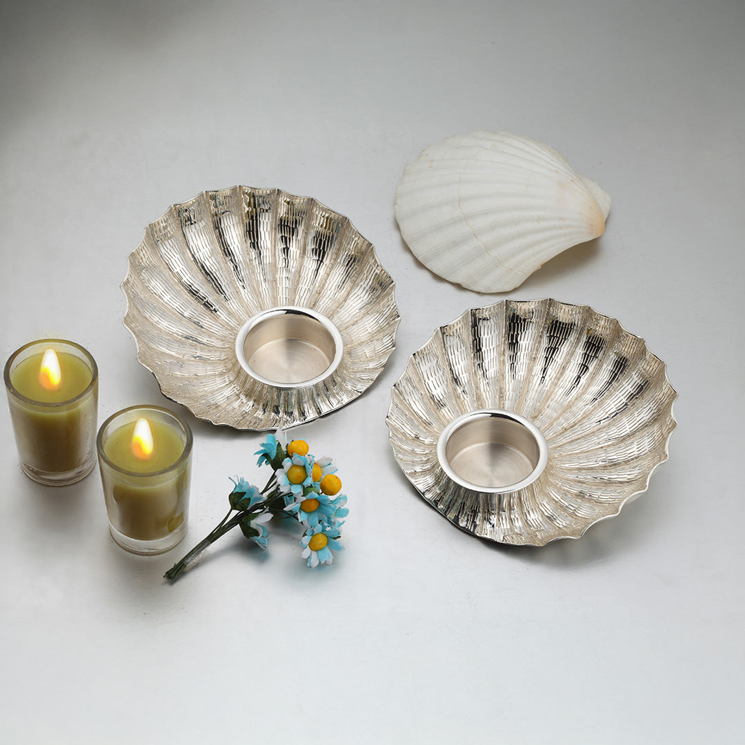 Shell Shaped Tea Light Holders