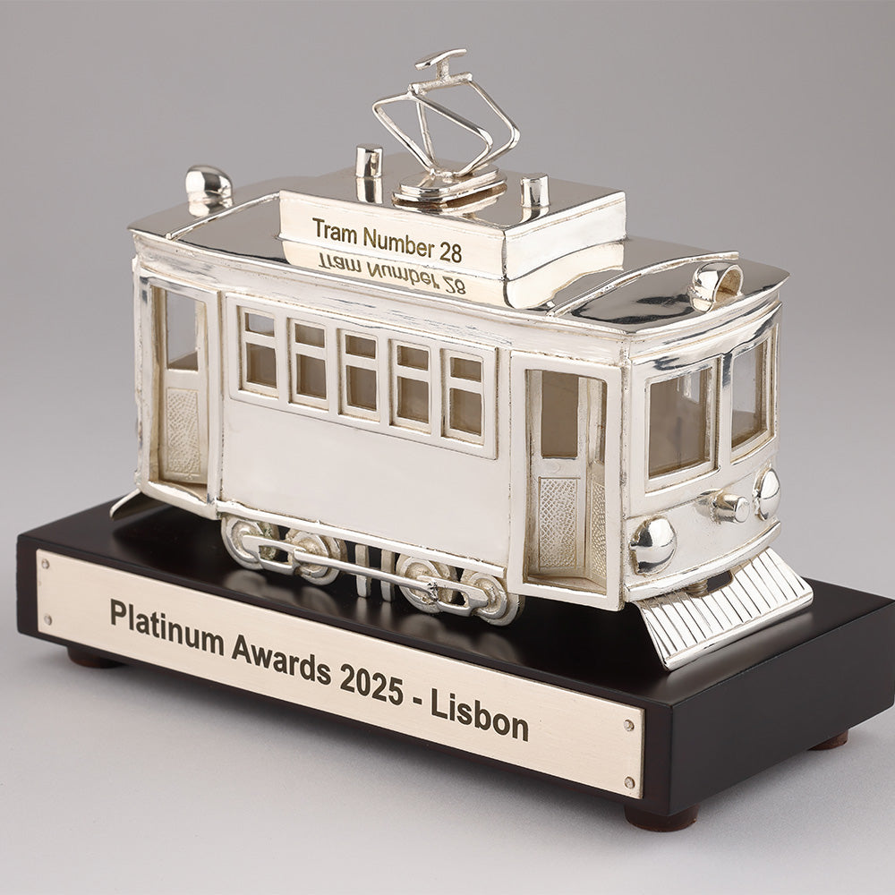 SILVER PLATED TRAM MEMENTO