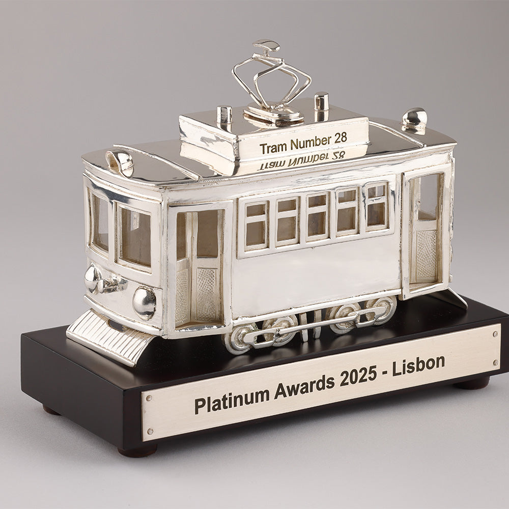 SILVER PLATED TRAM MEMENTO