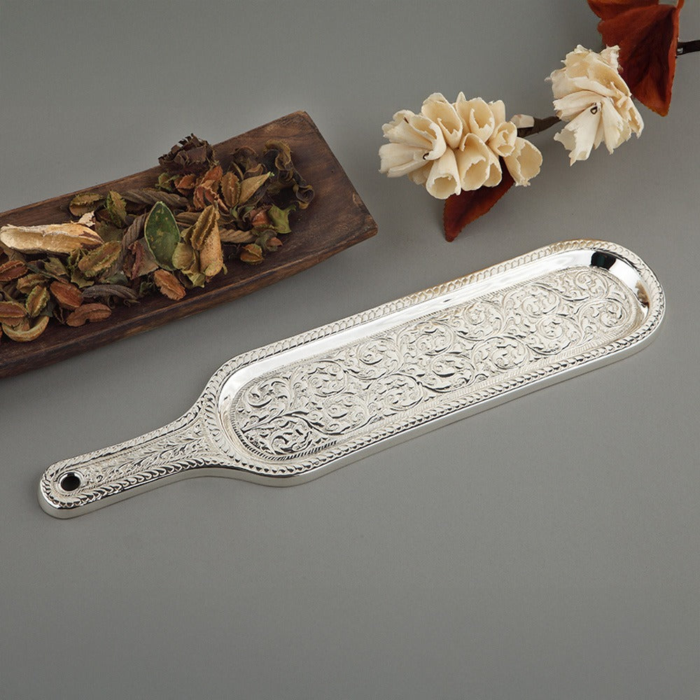 Engraved Handle Platter