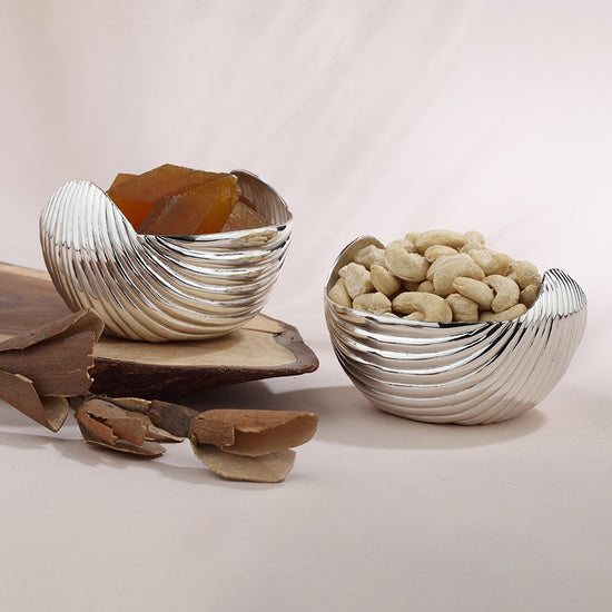 Silver- Plated Snack Bowls