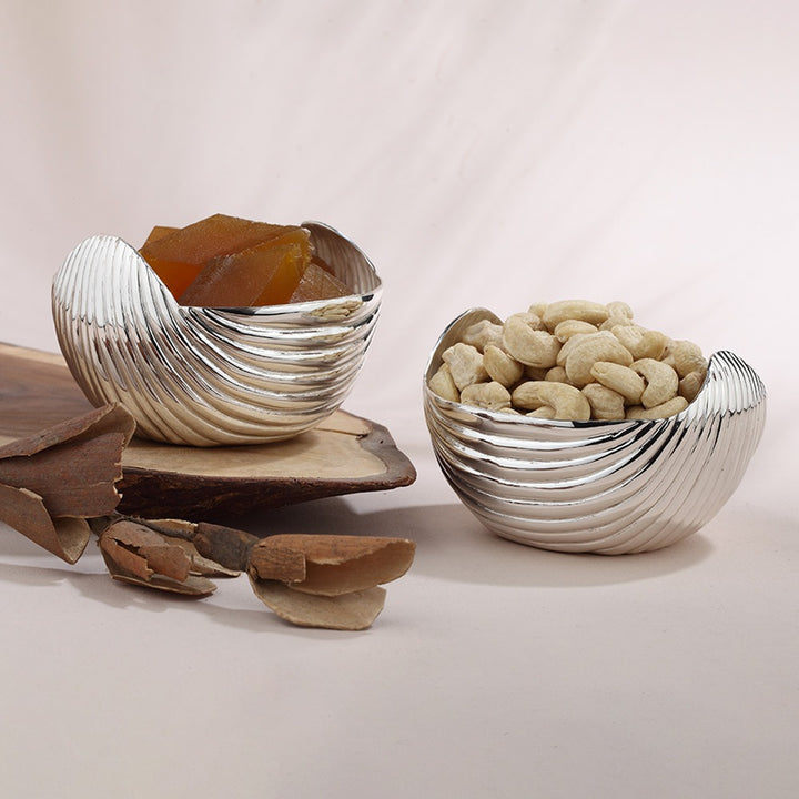 Silver- Plated Snack Bowls