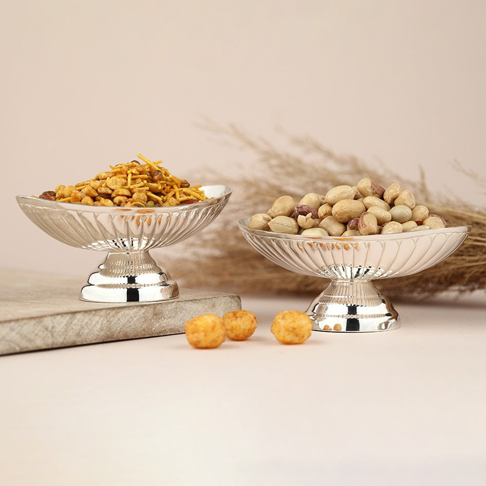 Silver- Plated Snacks Bowls