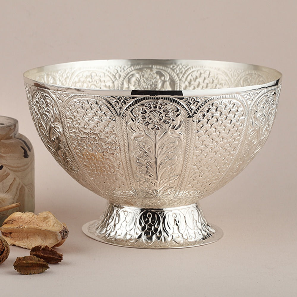 Floral Pattern Fruit Bowl