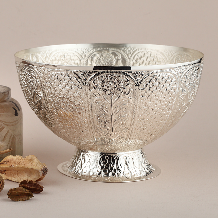 Floral Pattern Fruit Bowl