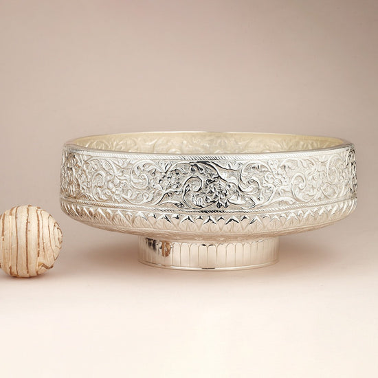 Silver-Plated Luxury Fruit Bowls