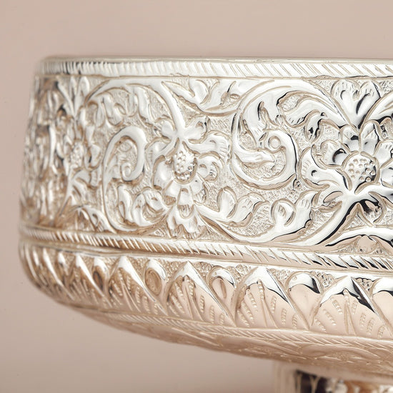 Silver-Plated Luxury Fruit Bowls