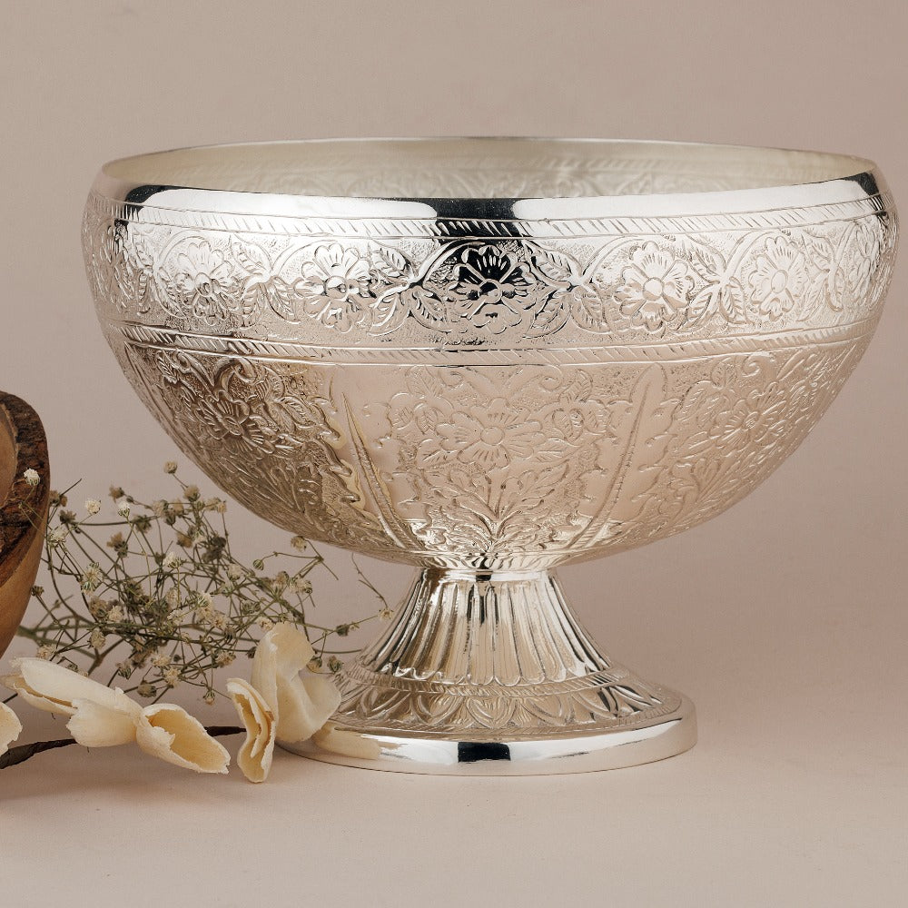 Floral Pattern Fruit Bowl