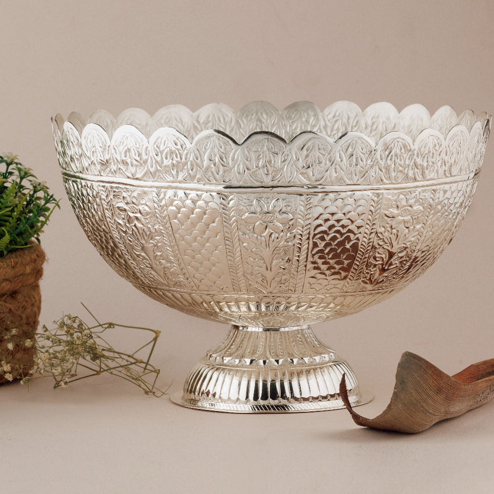 Floral Pattern Fruit Bowl