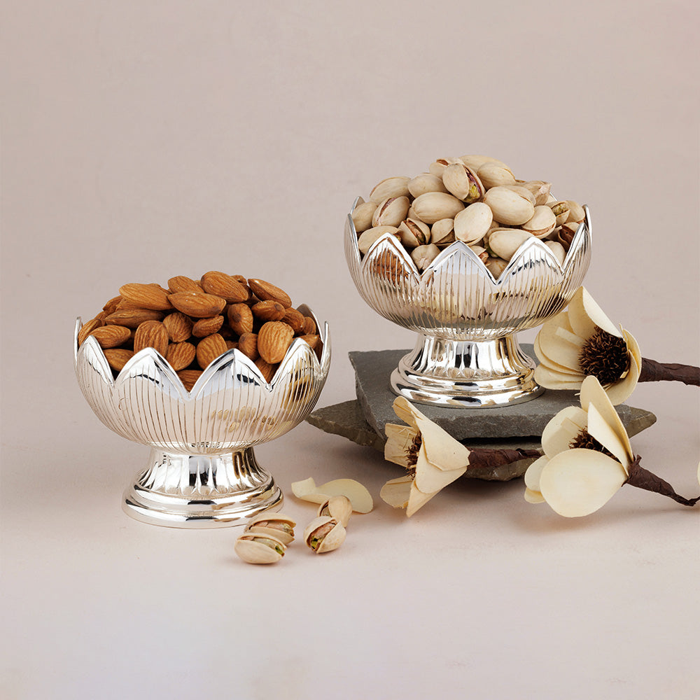SILVER PLATED DRY FRUIT BOWL