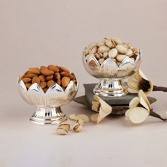 SILVER PLATED DRY FRUIT BOWL