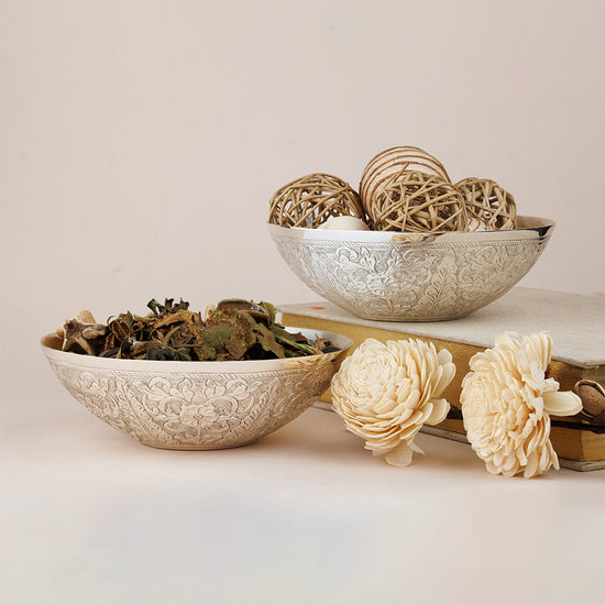 Silver- Plated Snack Bowls