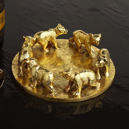 BEAR WINE HOLDER
