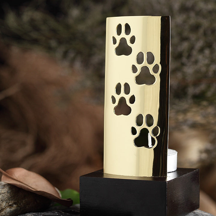 BRASS PUG MARKS - TEA LIGHT HOLDER