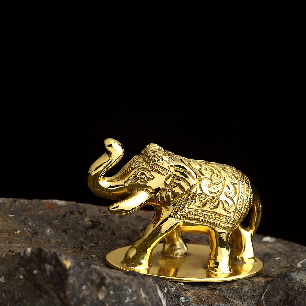 ELEPHANT CUB FIGURINE