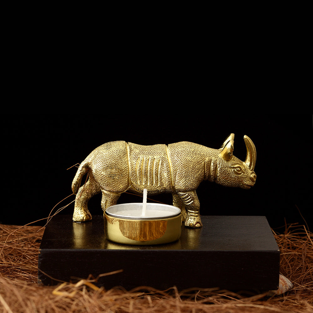 RHINO TEA LIGHT HOLDER