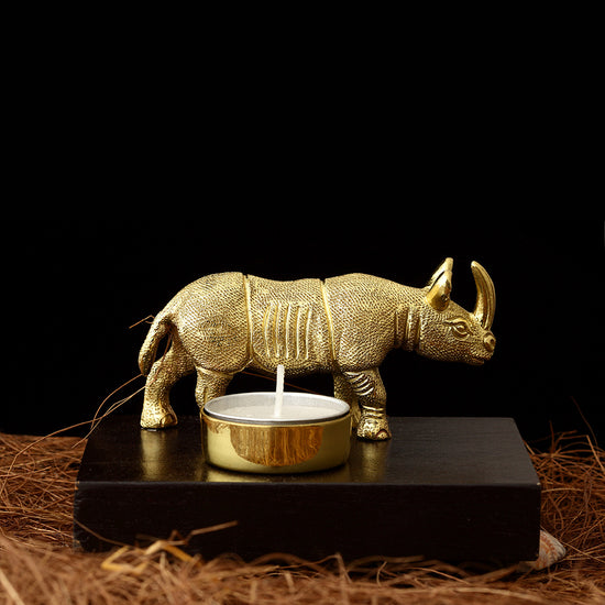 RHINO TEA LIGHT HOLDER