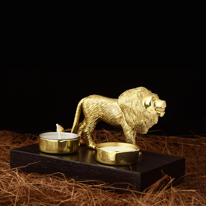 LION TEA LIGHT HOLDER