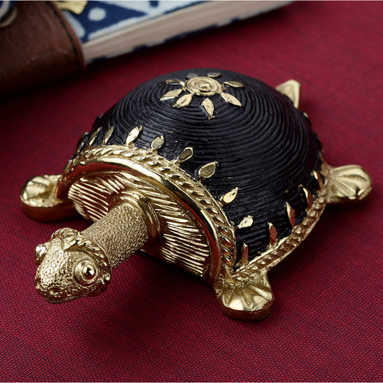LUCKY BRASS TORTOISE