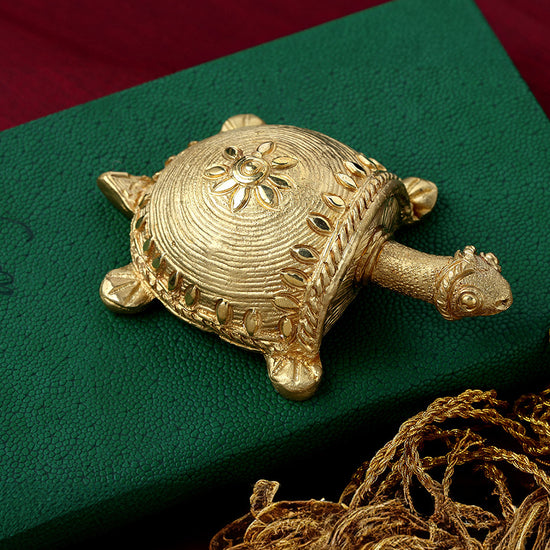 LUCKY BRASS TORTOISE